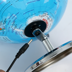 Gelsonlab Globos giratorios de escritorio clásicos, enseñanza geográfica, globos interactivos con mapa del mundo - Product Image 5