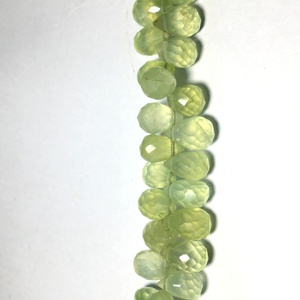 Ingrosso <span class=keywords><strong>Prehnite</strong></span> naturale sfaccettato a forma di pera sfuse perle di pietre preziose di qualità per la creazione di gioielli collana/bracciale - Product Image 5