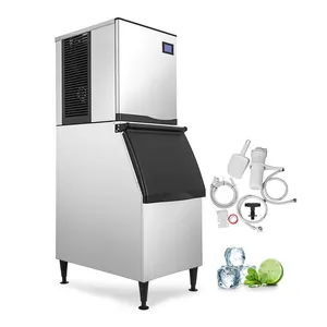 Aidear Commercial Ice Maker Ice Cube Making Machine Motor,engine Provided 40-80KG CN;JIA Hotel Catering Easy to Operate 20KG 100