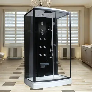 Modern lüks buhar duş odası banyo köşe duş odası kabin