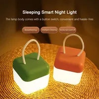 Lampe de chevet rechargeable pour enfants, décoration de chambre à coucher, sans fil, portable, à intensité variable à 3 couleurs, lampe de nuit LED, charge USB