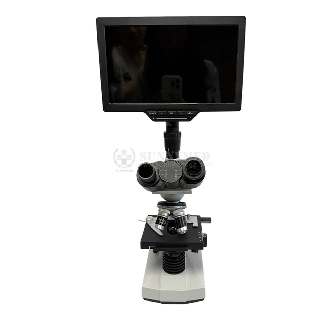 SY-B3817 Factory Direct Hot Sale Video Laboratory Microscope 40X-1600X Digital Biological Microscope with LCD Screen