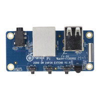 Orange Pie Zero 2W Papan Adaptor Khusus USB HUB Expansion Dock RJ45 100Mbps Modul Papan Ekspansi Port Jaringan