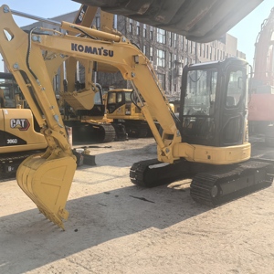 Miniexcavadora KOMATSU PC55 Usada en Buen Estado de Funcionamiento, Excavadora Pequeña de 5 Toneladas en Venta - Product Image 6