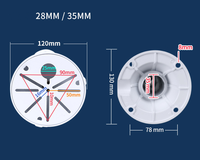 Accessoires CCTV 0,6-1,2 m 35 mm, support mural réglable en aluminium de 60-120 cm, support de plafond, support mural pour caméra CCTV avec boîte de jonction