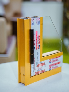 Service de découpe de profilés en aluminium doré de la série Shalumi 6000 pour systèmes de portes et fenêtres modernes Song Hong Aluminium Vietnam - Product Image 5