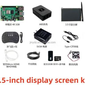 Nouveau Kit Raspberry Pi 4 Modèle B 1 Go 2 Go 4 Go 8 Go BCM2711 Cortex-A72 Ordinateur Linux Carte de développement unique avec Rail DIN - Product Image 6