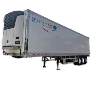Haute qualité 3 essieux 40ft / 45ft réfrigérés/réfrigérateur conteneur remorque de camion