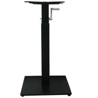 Base de table réglable à manivelle réglable en hauteur manuelle personnalisée en gros avec mécanisme de levage