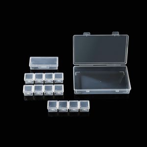 Transparent Storage Box 13-Compartment Independent For Beads Diamond Painting Nail Art Parts Desktop Organizer - Product Image 2
