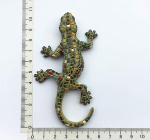 Imán de nevera de resina 3D <span class=keywords><strong>Mosaico</strong></span> Gecko <span class=keywords><strong>Barcelona</strong></span> España colección souvenirs - Product Image 6