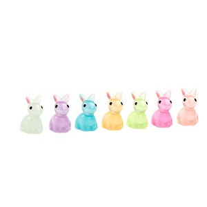 Figurines de lapin en résine Dp Craft, mini décorations animales, décoration de la maison, cadeau artistique pour filles - Product Image 4
