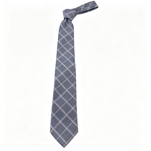 Cravatta da Uomo in Seta Blu Antracite per Ufficio, Affari, Matrimoni, Feste, Uso Quotidiano, Regalo per lo Sposo - Product Image 3