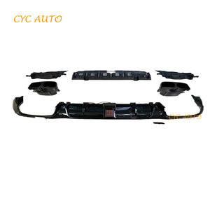 Diffusore in stile <span class=keywords><strong>W205</strong></span> B diffusore paraurti posteriore con luce per Mercedes Benz classe C kit carrozzeria <span class=keywords><strong>W205</strong></span> <span class=keywords><strong>2014</strong></span> 2015 2018 2019 - Product Image 6