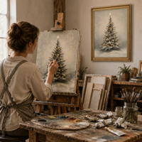 Peinture à l'huile Art Déco blanche 100% faite à la main sur toile de coton 450 GSM avec cadre, taille personnalisable pour usage domestique et commercial