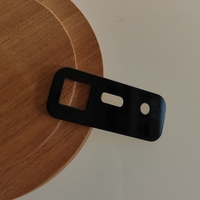 Verre trempé haute dureté pour protection d'objectif d'appareil photo, résistant aux rayures, pour sérigraphie