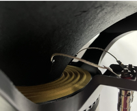 Pengeras suara woofer suara bagus lembut bersih bass tengah koil 75 mm magnet 15 inci 190 mm