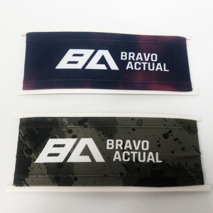 شعار مخصص تصميم جديد مرونة عالية البوليستر تنفس لينة بارد ضد الجلد واحد عقال الرياضية سطح السفينة - Product Image 3