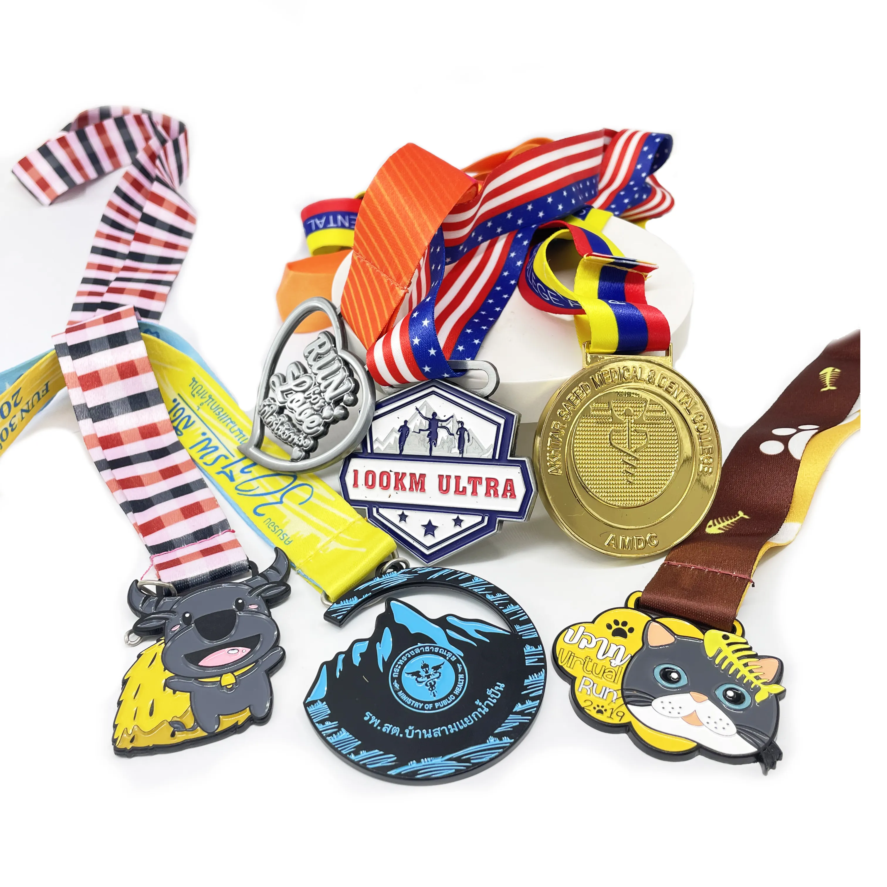 Hochwertige Custom Metal Sports Award Metall medaillen mit Zink legierung medaille