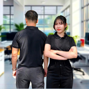 T-shirt en polyester en gros, séchage rapide, évacuation de l'humidité, respirant, pour la gym, la course et le sport, OEM - Product Image 4