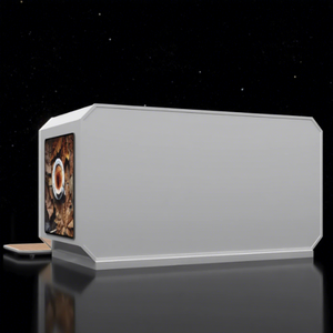 Cápsula Espacial Moderna Móvil, Cabina Prefabricada Tipo Apple, Modular de Tres Niveles, Impermeable, Tienda, Quiosco Panorámico al Aire Libre, Café, Té con Leche - Product Image 2