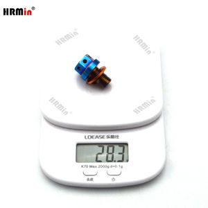 Bouchon de vidange d'huile de transmission en titane Gr.5 Ti-6Al-4V magnétique de précision puissant à 6 trous pour moteur automobile - Product Image 6