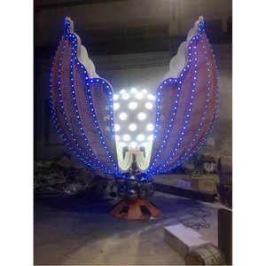 ไฟประดับตกแต่งภูมิทัศน์รูปเปลือกหอยแบบ LED สำหรับตกแต่งภายนอกอาคาร - Product Image 2