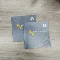 Pamphlet imprimé offset sur papier couché avec logo personnalisé et personnalisation pour la promotion