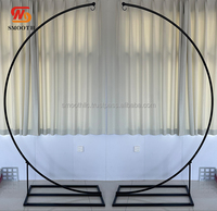 Support de lustre en cristal moderne et élégant en métal et fer, cadre semi-circulaire, support détachable