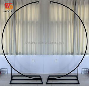 Support de lustre en cristal moderne et élégant en métal et fer, cadre semi-circulaire, support détachable - Product Image 4