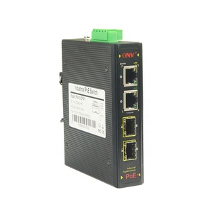 Bộ Chuyển Đổi Ethernet PoE Công Nghiệp 4 Cổng 10 100 1000M Gigabit Cho Camera Ip - Product Image 1