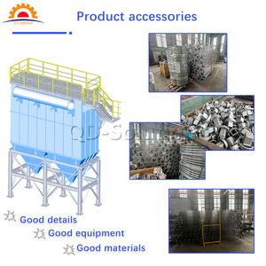 Collecteur de poussière à cartouche pulsée avec filtre à membrane PTFE pour poussière collante, unité de traitement des aliments - Product Image 3