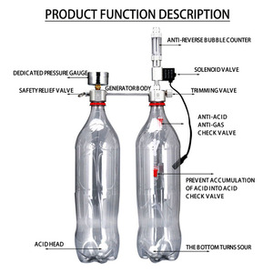 <span class=keywords><strong>Kit</strong></span> de système d'aquarium DIY avec générateur de CO2, compteur de bulles, diffuseur, solénoïde et accessoires pour votre aquarium - Product Image 3