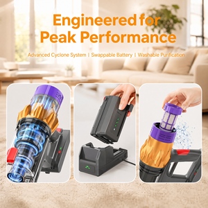 PV18 Cordless <b>Vacuum</b> Cleaner 37Kpa Strong Suction Stick <b>Handheld</b> <b>Vacuum</b> for Home Carpet Pet Hair - Product Image 3