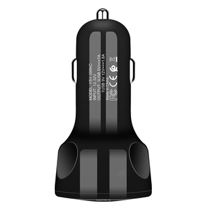 ที่ชาร์จในรถยนต์ 3USB QC3.0 ที่ชาร์จแบบหลายพอร์ต 3.1A สามารถปรับแต่งโลโก้ได้สำหรับ Samsung iPhone Huawei - Product Image 3