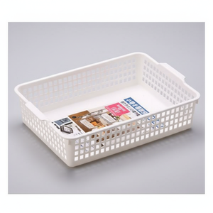 Inomata 520 ventosa A4 cesto portaoggetti di colore bianco - Product Image 1