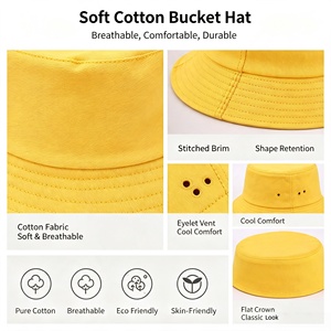 Chapeau Bob Unisexe Personnalisable avec LOGO, Pliable, pour Plage, Pêche, Protection UPF UV, Chapeau de Soleil Esthétique et Compact pour Randonnée et Pêche - Product Image 3