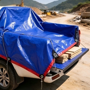 Bâches multi-tissus en polyéthylène imperméables <span class=keywords><strong>pour</strong></span> couvertures de construction et protection de camions - Product Image 4