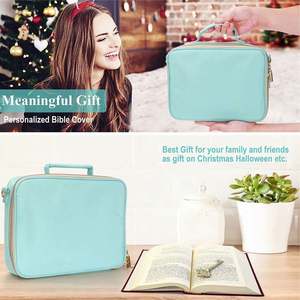 Échantillon gratuit, sac multifonctionnel de protection personnalisé BSCI, bandoulière réglable, étui pour couverture de Bible, sac de transport pour l'église - Product Image 5