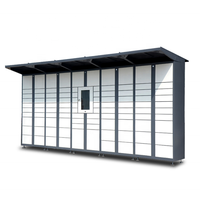 Armoire express électronique intelligente extérieure étanche à la pluie et à la rouille casier de dépôt et de ramassage de colis en libre-service 7*24