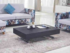 Hot Sale Dining Room Furniture Fold Wooden <b>Table</b> Chrome <b>Legs</b> Multifunction Folding Smart B2086 Fold up Dining Room <b>Tables</b> B2086 - Product Image 6