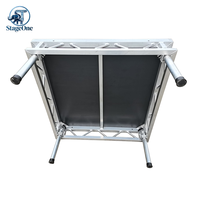 Escenario de Aluminio para Eventos Móviles de Fácil Instalación con Diseño Modular, Capacidad de Carga de 1000 kg para Conciertos al Aire Libre y Uso Portátil