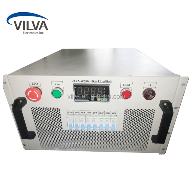 Rack Type VILVA-AC220V-10KW-Resistive Dummy Load Bank for UPS/Generator/Service Room Testing Dummy Load