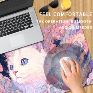 Pembe masa aksesuarları Mouse Pad XXL sevimli klavye ve Mouse Pad oyun katı uçunum fare pedi özel keçe masa paspaslar - Product Image 4