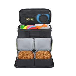 Borsa Portatile <span class=keywords><strong>per</strong></span> Cani e <span class=keywords><strong>Gatti</strong></span> con Contenitore <span class=keywords><strong>per</strong></span> Cibo e Snack, Ciotola e Contenitori <span class=keywords><strong>per</strong></span> Alimenti <span class=keywords><strong>per</strong></span> Viaggi di Fine Settimana - Product Image 4