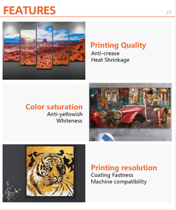 Lienzo de inyección de tinta de pigmento, impresión digital de poliéster, pinturas, tela 100% de algodón de poliéster, rollo de lona de artista - Product Image 2