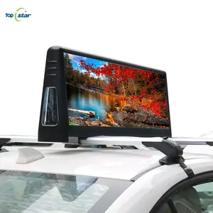 Tampilan digital jendela belakang mobil led P2.5 merek sendiri inovasi baru layar digital mobil tampilan led dapat disesuaikan luar ruangan mobil