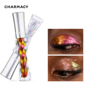 Luxury Eye Makeup Waterproof Holographic Color Change Multichrome Shimmer Chameleon Liquid Eyeshadow