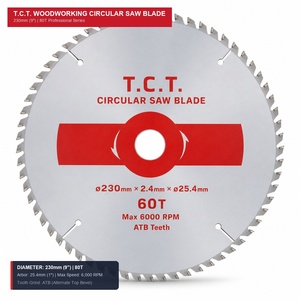 ใบเลื่อยตัดไม้ TCT ขนาดกะทัดรัด 60 ฟัน ใบเลื่อยคมสำหรับรั้วและเสาไม้ - Product Image 1