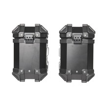 Boîte supérieure de moto de haute qualité 18L boîtes latérales moteur en aluminium Cajas Para Motos De Metal boîtes de queue de moto étanches